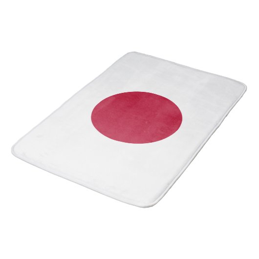 Vlag van Japan Badmat (Gekanteld)