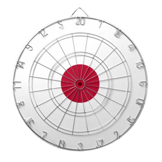 Vlag van Japan Dartbord (Voorkant)