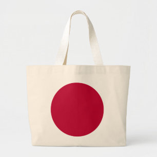 Vlag van Japan of Hinomaru Grote Tote Bag