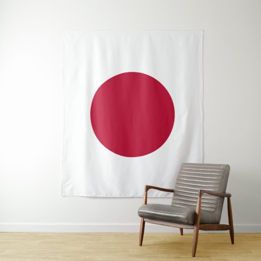 Vlag van Japan Wandkleed (In situ)