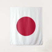 Vlag van Japan Wandkleed (Voorkant)