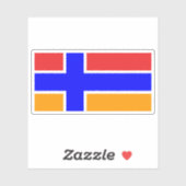 Vlag van Javakheti Armeniërs (Armenië) Sticker (Vel)