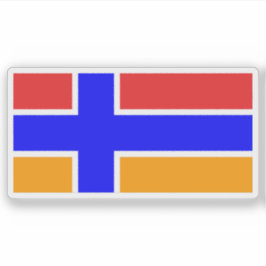 Vlag van Javakheti Armeniërs (Armenië) Sticker