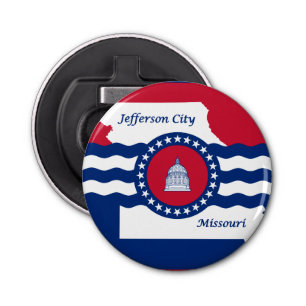 Vlag van Jefferson, Missouri Bottle Opener