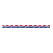 Vlag van Jefferson, Missouri Satin Ribbon Lint (Voorkant)