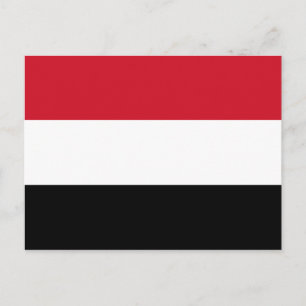 Vlag van Jemen Briefkaart