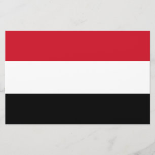Vlag van Jemen Briefpapier