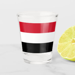 Vlag van Jemen Shot Glas