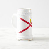 Vlag van Jersey Bierpul (Voorkant links)