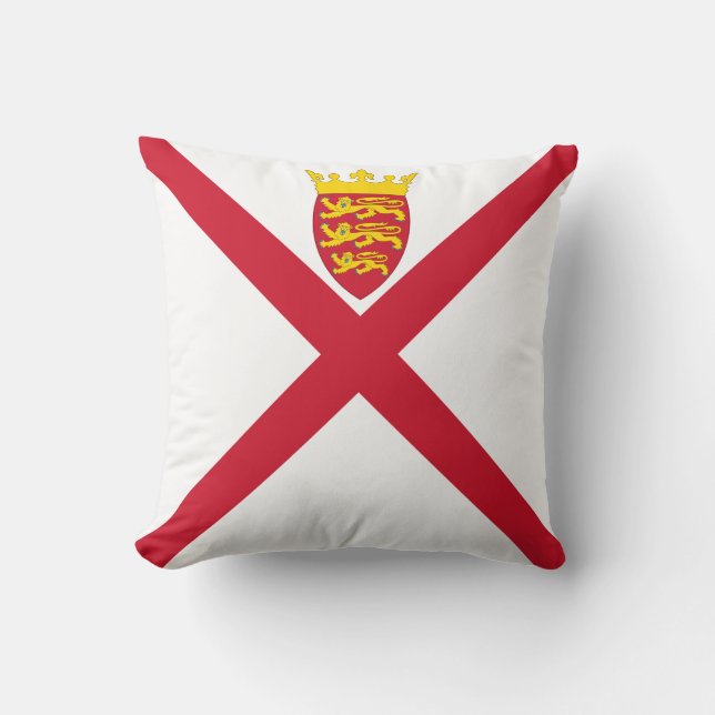 Vlag van Jersey Kussen (Voorkant)