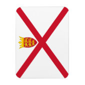 Vlag van Jersey Magneet (Verticaal)