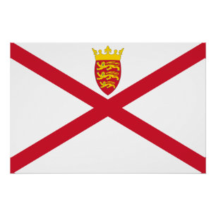 Vlag van Jersey Perfect Poster
