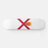 Vlag van Jersey Skateboard (Horizontaal)