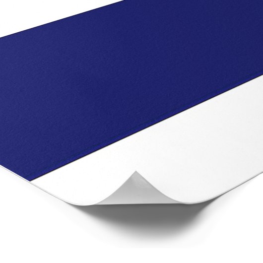 Vlag van Jeruzalem Poster (Hoek)