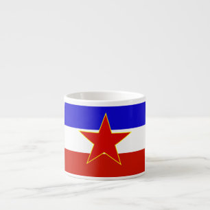 Vlag van Joegoslavië Espresso Kop