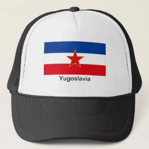 Vlag van Joegoslavië Trucker Pet