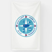 Vlag van Joliet (Illinois) Spandoek (Verticaal)