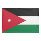 Vlag van Jordanië Kussensloop (Achterkant)