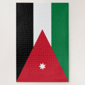 Vlag van Jordanië Legpuzzel (Verticaal)
