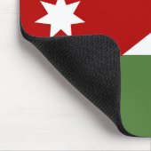 Vlag van Jordanië Muismat (Hoek)