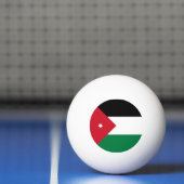 Vlag van Jordanië Pingpongballen (Net)