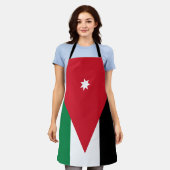 Vlag van Jordanië Schort (Gedragen)