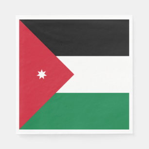 Vlag van Jordanië Servet