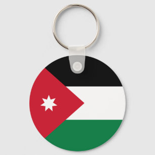 Vlag van Jordanië Sleutelhanger