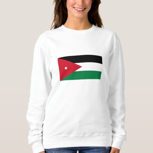 Vlag van Jordanië Trui (Voorkant)