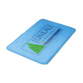 Vlag van Juneau, Alaska Bathroom Mat (Gekanteld)