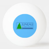 Vlag van Juneau, Alaska Ping-Pong Ball (Achterkant)