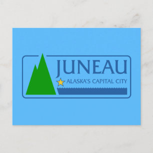 Vlag van Juneau, Briefkaart Alaska
