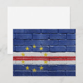 Vlag van Kaapverdië Briefkaart (Voorkant / Achterkant)