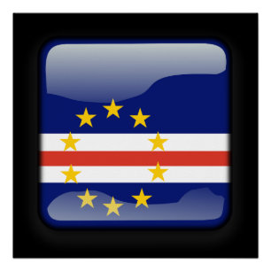 Vlag van Kaapverdië Perfect Poster