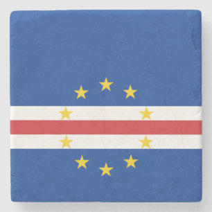 Vlag van Kaapverdië Stenen Onderzetter