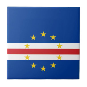 Vlag van Kaapverdië Tegeltje
