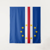 Vlag van Kaapverdië Wandkleed (Voorkant)