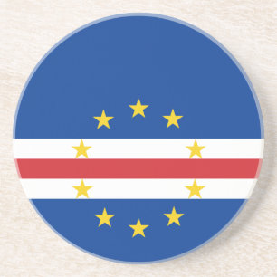 Vlag van Kaapverdië Zandsteen Onderzetter