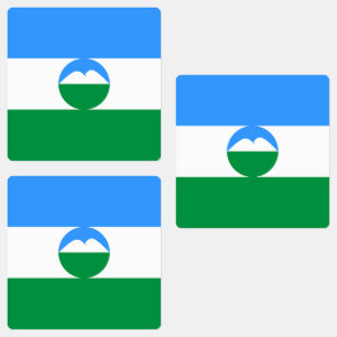 Vlag van Kabardino-Balkarië Labels
