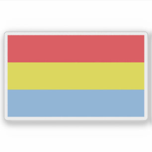 Vlag van Kafficho-mensen, Ethiopië Sticker