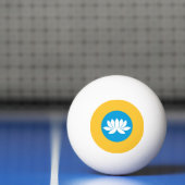 Vlag van Kalmukkië Pingpongballen (Net)