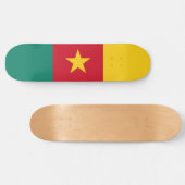 Vlag van Kameroen Skateboard (Horizontaal)