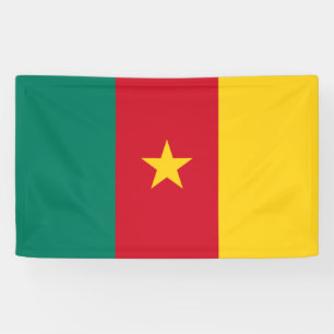 Vlag van Kameroen Spandoek