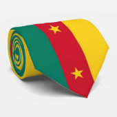Vlag van Kameroen Stropdas (Opgerold)