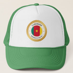 Vlag van Kameroen Trucker Pet