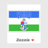 Vlag van Kanifing, Republiek Gambia Sticker (Vel)