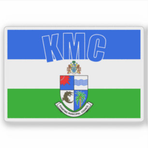 Vlag van Kanifing, Republiek Gambia Sticker