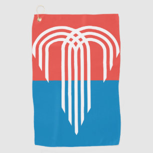 Vlag van Kansas City, Missouri Golfhanddoek