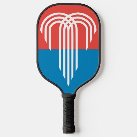 Vlag van Kansas City, Missouri Pickleball Paddle (Voorkant)