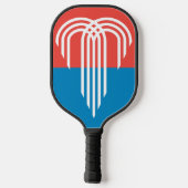 Vlag van Kansas City, Missouri Pickleball Paddle (Achterkant)